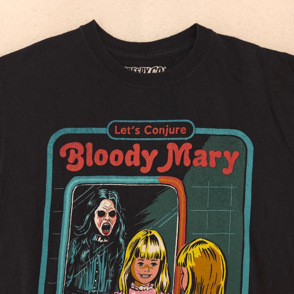 Creepy Co Lets Conjure Bloody Mary Crew Neck Shirt Mens Size Medium M Black